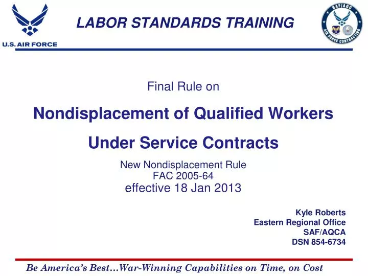 labor standards training