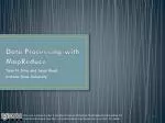 Data Processing with MapReduce - slide 1