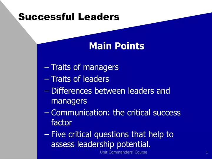 successful leaders