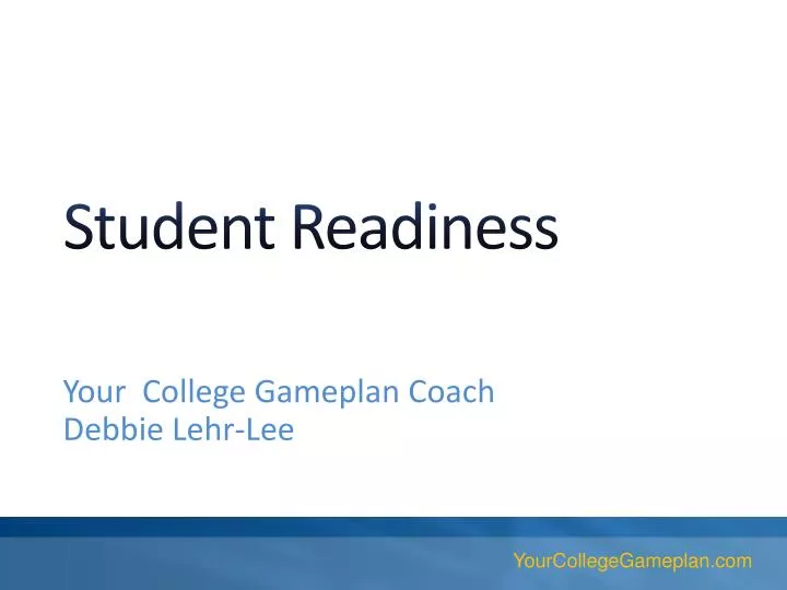 student readiness