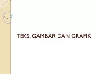 teks gambar dan grafik
