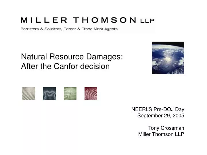 natural resource damages after the canfor decision