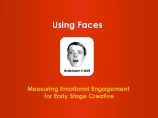 Measuring Emotional Engagement for Early Stage Creative