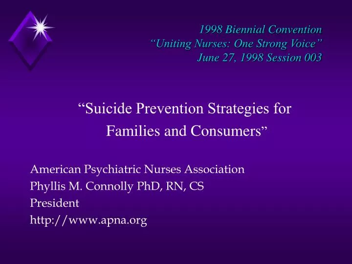 1998 biennial convention uniting nurses one strong voice june 27 1998 session 003