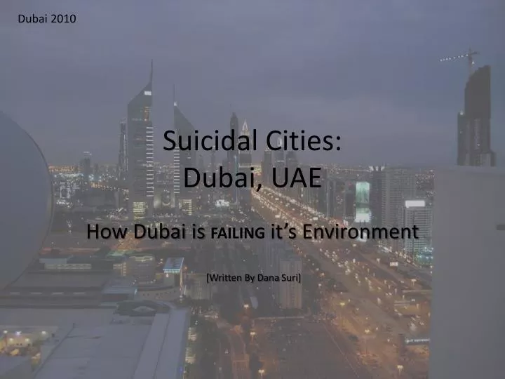 suicidal cities dubai uae