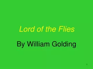 Lord of the Flies