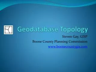 Geodatabase Topology