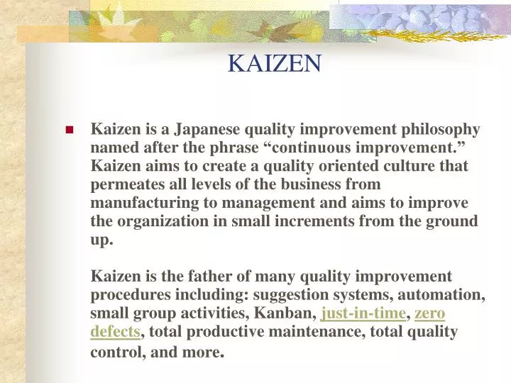 kaizen