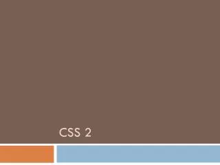 css 2