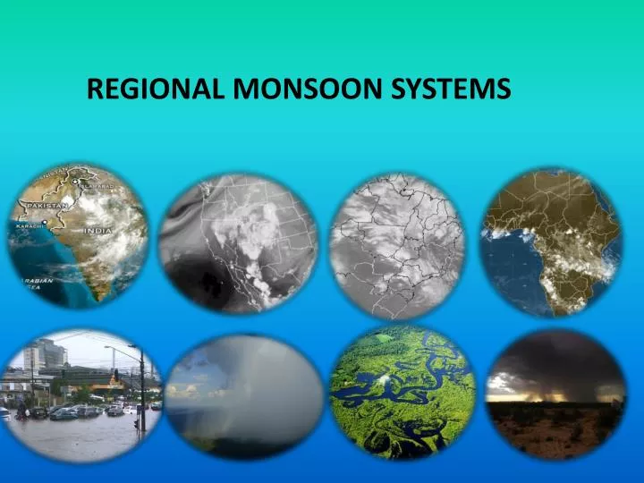 regional monsoon systems