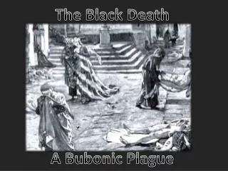 The Black Death A Bubonic Plague