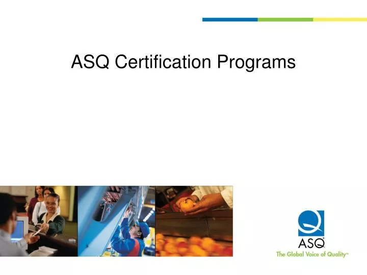 asq certification programs