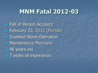 MNM Fatal 2012-03