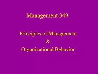 Management 349
