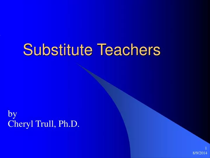 substitute teachers
