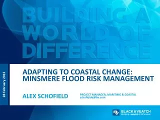 Adapting to coastal change: minsmere flood risk management