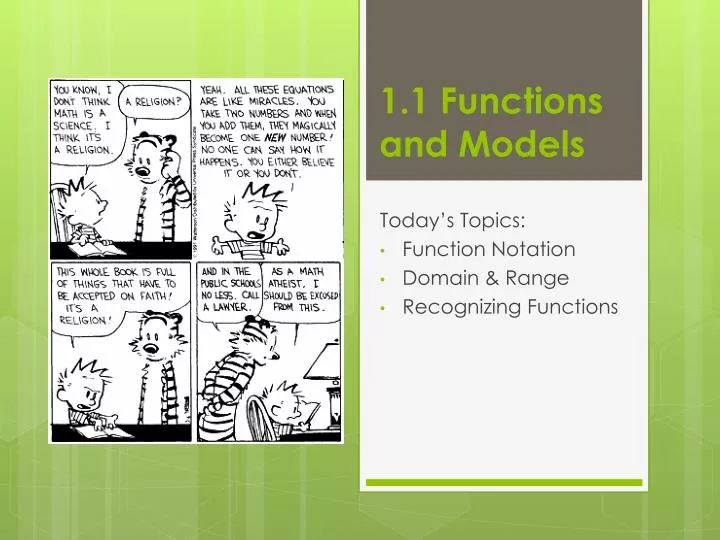 1 1 functions and models