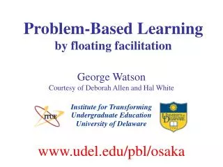 Problem-Based Learning by floating facilitation