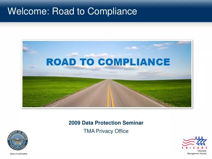 welcome road to compliance