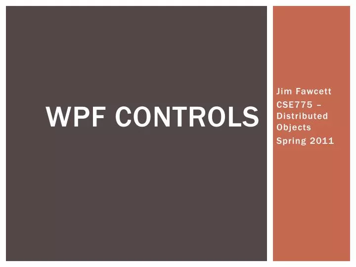 wpf controls