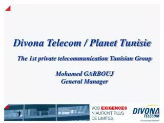 Divona Telecom / Planet Tunisie