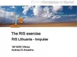 Promoting Innovation and Competitiveness in Lithuanian Regions through RIS Framework - slide 1