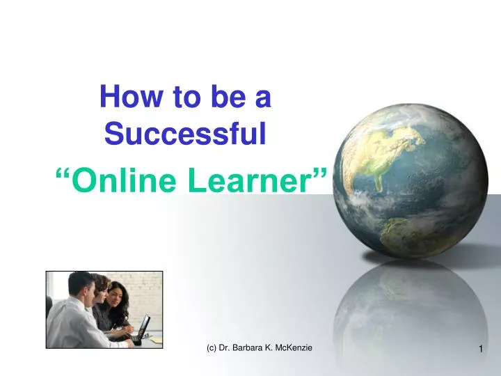 how to be a successful online learner