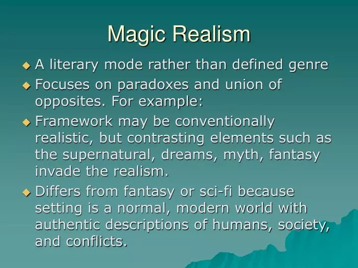magic realism