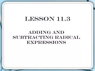 lesson 11 3