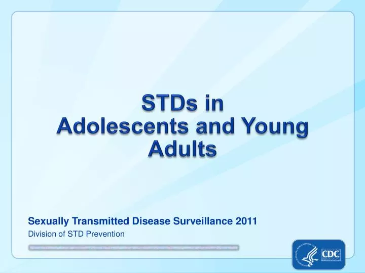 stds in adolescents and young adults