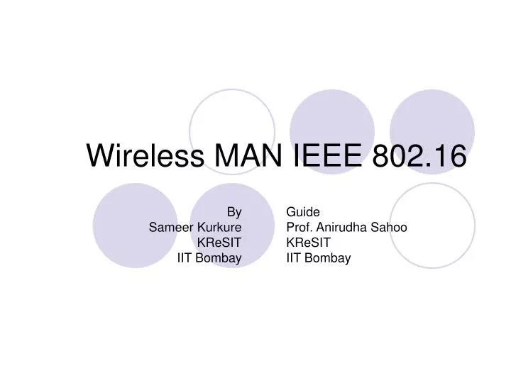 wireless man ieee 802 16