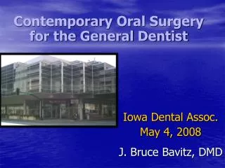 Contemporary Oral Surgery for the General Dentist