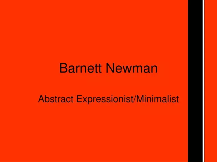 barnett newman