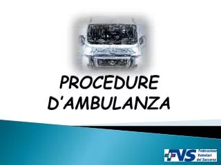 procedure d ambulanza