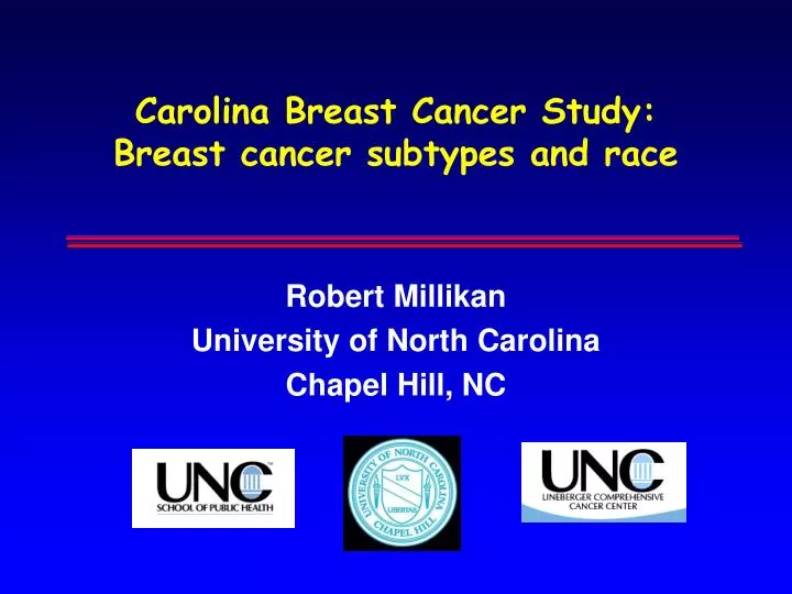 carolina breast cancer study breast cancer subtypes and race