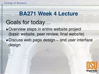 BA271 Week 4 Lecture