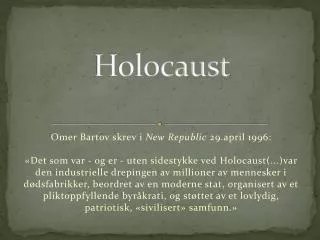 holocaust
