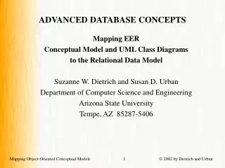 ADVANCED DATABASE CONCEPTS