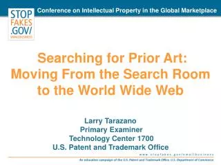 Searching for Prior Art: Moving From the Search Room to the World Wide Web