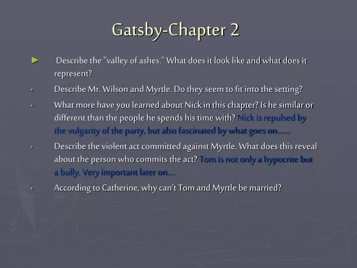 gatsby chapter 2