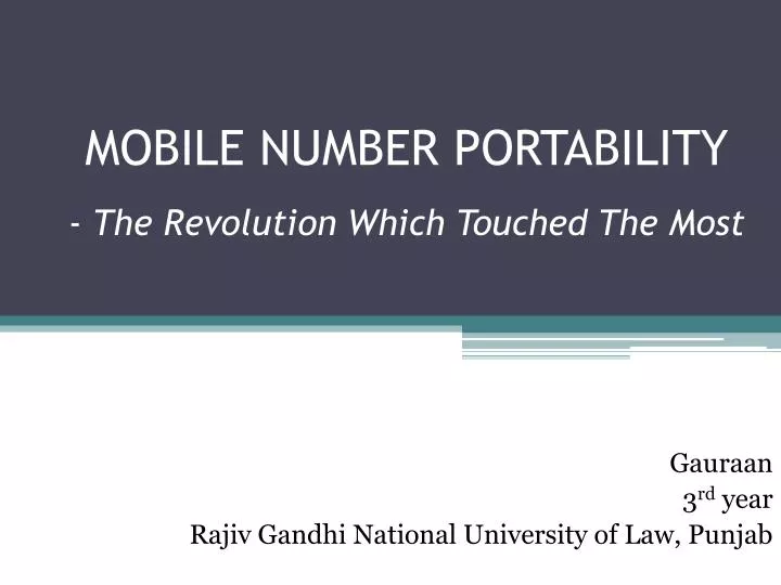 mobile number portability the revolution which touched the most