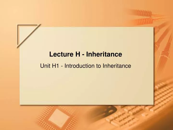 lecture h inheritance
