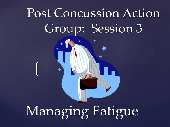 post concussion action group session 3