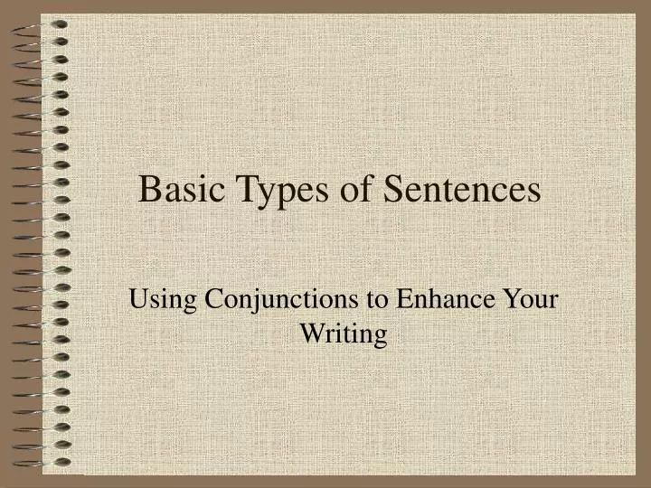 basic types of sentences