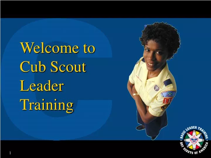welcome to cub scout leader training