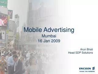 Mobile Advertising Mumbai 16 Jan 2009