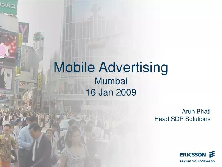 mobile advertising mumbai 16 jan 2009