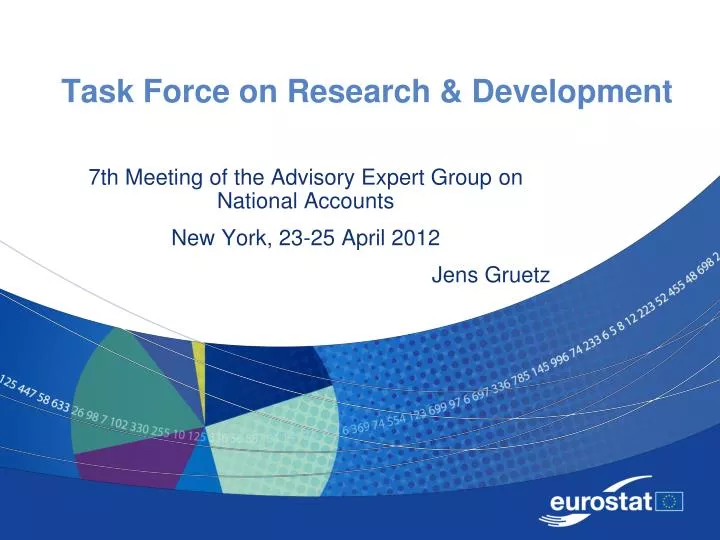 task force on research development