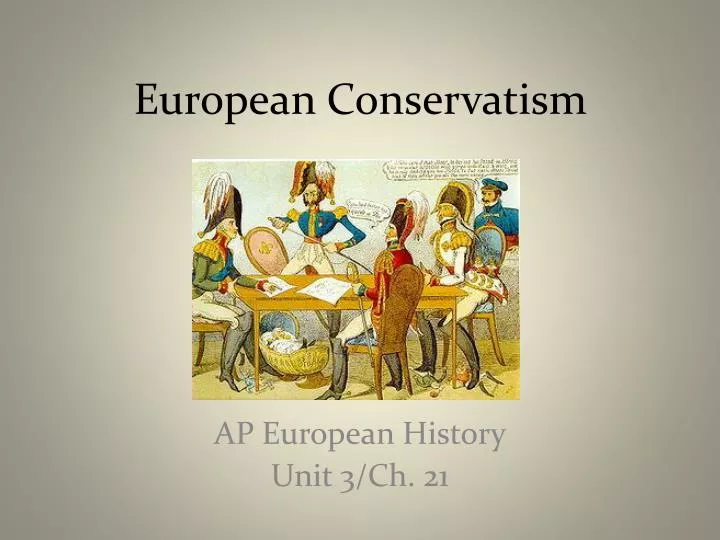 european conservatism