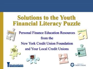 Solutions to the Youth Financial Literacy Puzzle